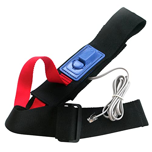 Dynarex Chair Alarm Seatbelts - Hook & Loop Wheelchair Belt for Monitoring - Chair Alarms and Fall Prevention for Elderly Patients - Compatible with Protech Monitor Devices