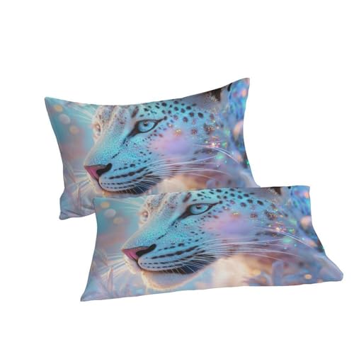 Housse de couette léopard 3D microfibre de qualité supérieure King Size
