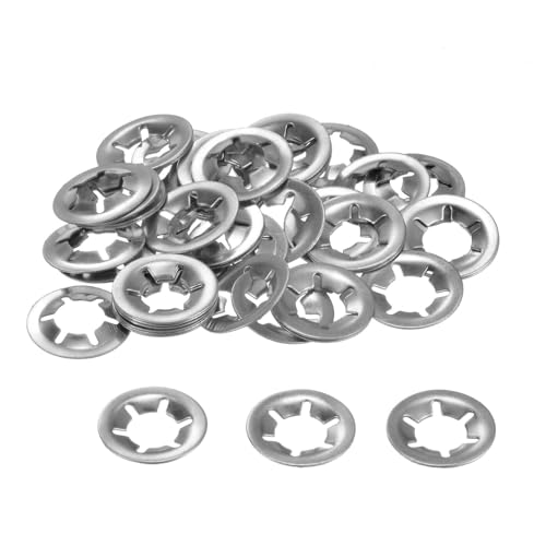 Toolparts and Accessories 50PCS Internal Tooth Starlock Push On Locking Washers Stainless Steel M10 X 20mm (#CN#130824-14588)