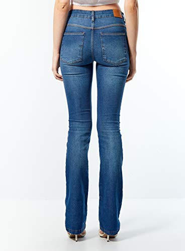 Forum Calça Jeans Boot Cut Feminino, 38, Indigo