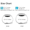 Tobfit Sport Bands Compatible with Fitbit Charge 2, 4 Pack, Replacement Wristbands for Women Men, Small/Large