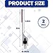 Gisafai 2 Pcs 36 Inches Metal Door Draft Stopper, Door Sweep, Mouse Stopper, Mice Seal Strip, Aluminum, Noise Blocker, Keep Rodents and Pests Out, Enhanced Weather Sealing, Easy to Install, Black