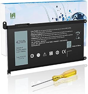 HASESS WDX0R Battery Replacement for Dell Inspiron 13 5368 5378 5379 7368 7378 Battrey Inspiron 14 7460 Inspiron 15 5565 5567 5568 5578 7560 7570 7579 7569 Battrey Inspiron 17 5765 5767 - 42Wh/11.4V