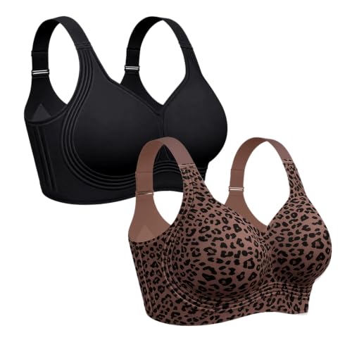 Image of OEAK Womens Wireless Jelly Bras Plus Size Support Push Up Comfortable Bra
