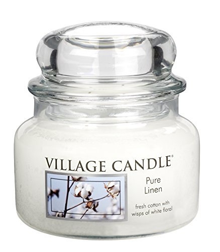 Village Candle 106011339 Pure Linen 11 Oz Glass Jar Scented Candle cover