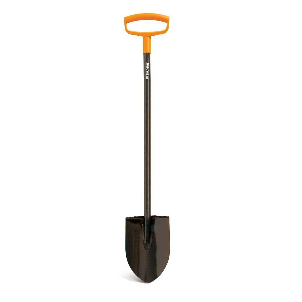 Fiskars 46 Inch Steel D-handle Digging Shovel Digging Shovel - Black