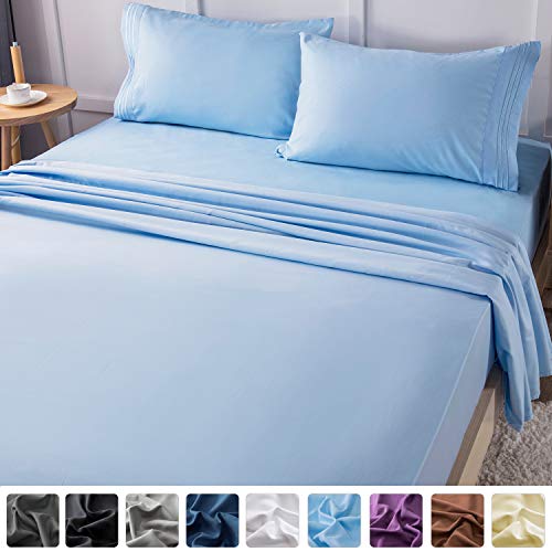 LIANLAM Twin XL Bed Sheets Set - Super Soft Brushed Microfiber 1800 Thread