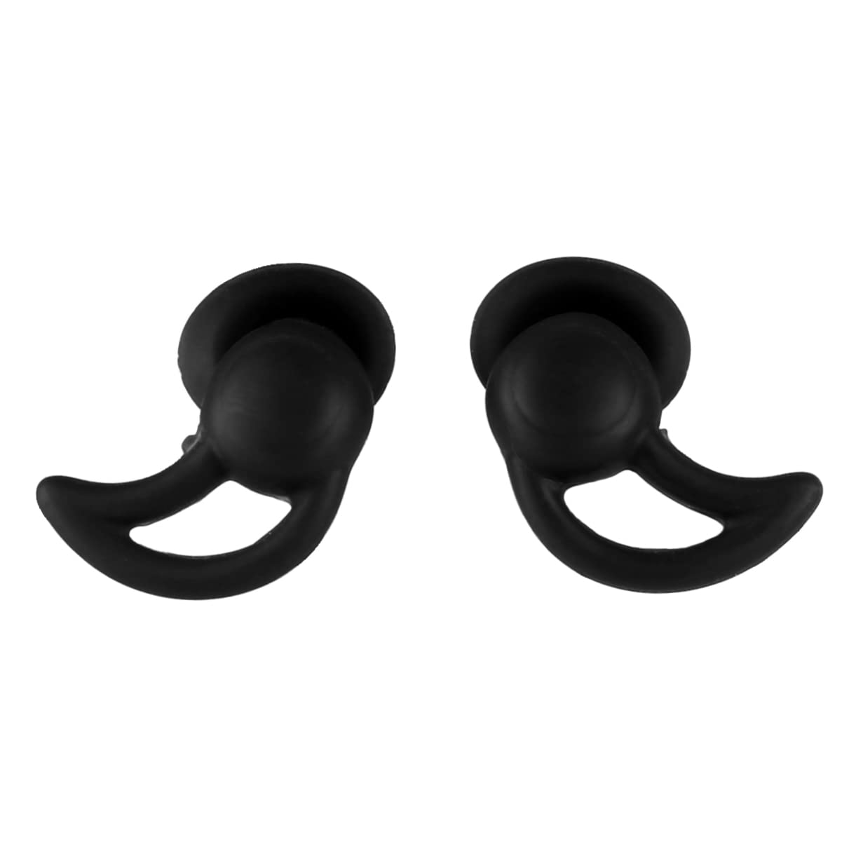 TOVINANNA 1 Pair Soundproof Earbuds Concerts Sleeping Construction Ear Defenders Noise Cancelling Eargasms Black