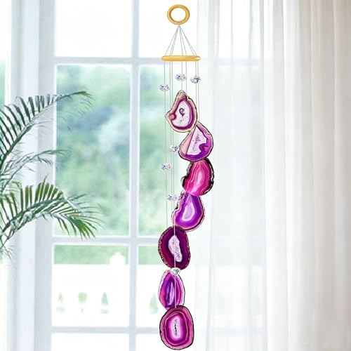 Agate Wind Chime Garden Decor