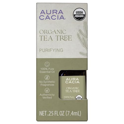 Aura Cacia Tea Tree Aceite Esencial 0.25 fl oz miniatura 2