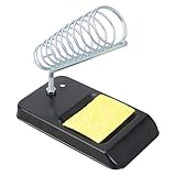 Tragbarer Lötkolbenständer Federhalter Station Lötschwamm Metallstation Nacharbeit Werkzeug Reinigungsschwamm