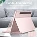 JETech Case for Samsung Galaxy Tab S8 2022/S7 2020 11-Inch with S Pen Holder, Slim Folio Stand Protective Tablet Cover, Multi-Angle Viewing (Pink Gold)