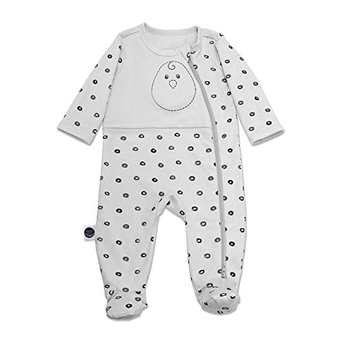 Nested Bean Zen Footie PJs - Gently Weighted Footie | Baby: 6-9 Months | Cotton