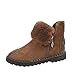 Stivali da donna Stivaletti alla caviglia Tessuto Scamosciato Caldo Pelliccia Pile Fodera Moda Stivali Confortevole Outdoor Impermeabile Neve Boot Scarpe, Ruyt 2315, 39 EU