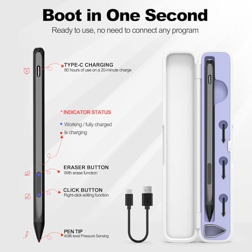 Stylet ASUS Notebook tactile compatible MPP 2.0 haute précision active - 3