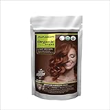 AVADOR Organic's Natural Organic Henna Light Brown Hair Color Powder Chemical Free Natural Henna For...