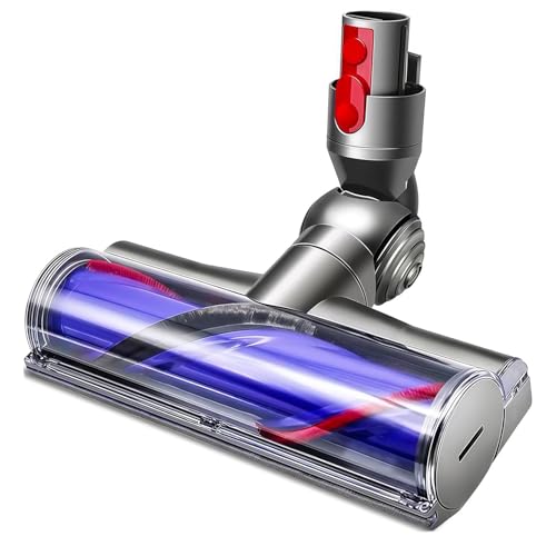 Quick-Release Vacuum Head Replacement for Dyson V7 V8 V10 V11 V15 Animal Cyclone Vacuum Cleaner SV10 SV11 SV12 SV14 SV15 SV17 SV22 Attachment Parts Motorhead Brush Roller for Hardwood Floor Carpets