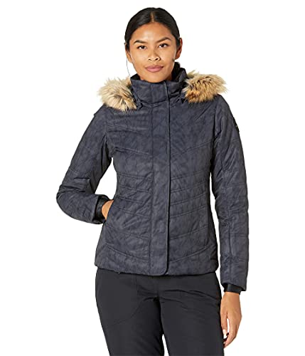 Obermeyer Tuscany II Jacket for Women - Front Zip Closure, Long Sleeves and Internal Cuffs, and Gorgeous Snow Jacket Black Ice 12 One Size