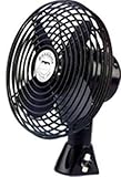 Performance Plus Carts Golf Cart Heavy Duty Multiple Speed Black Fan - 12 Volt - Universal