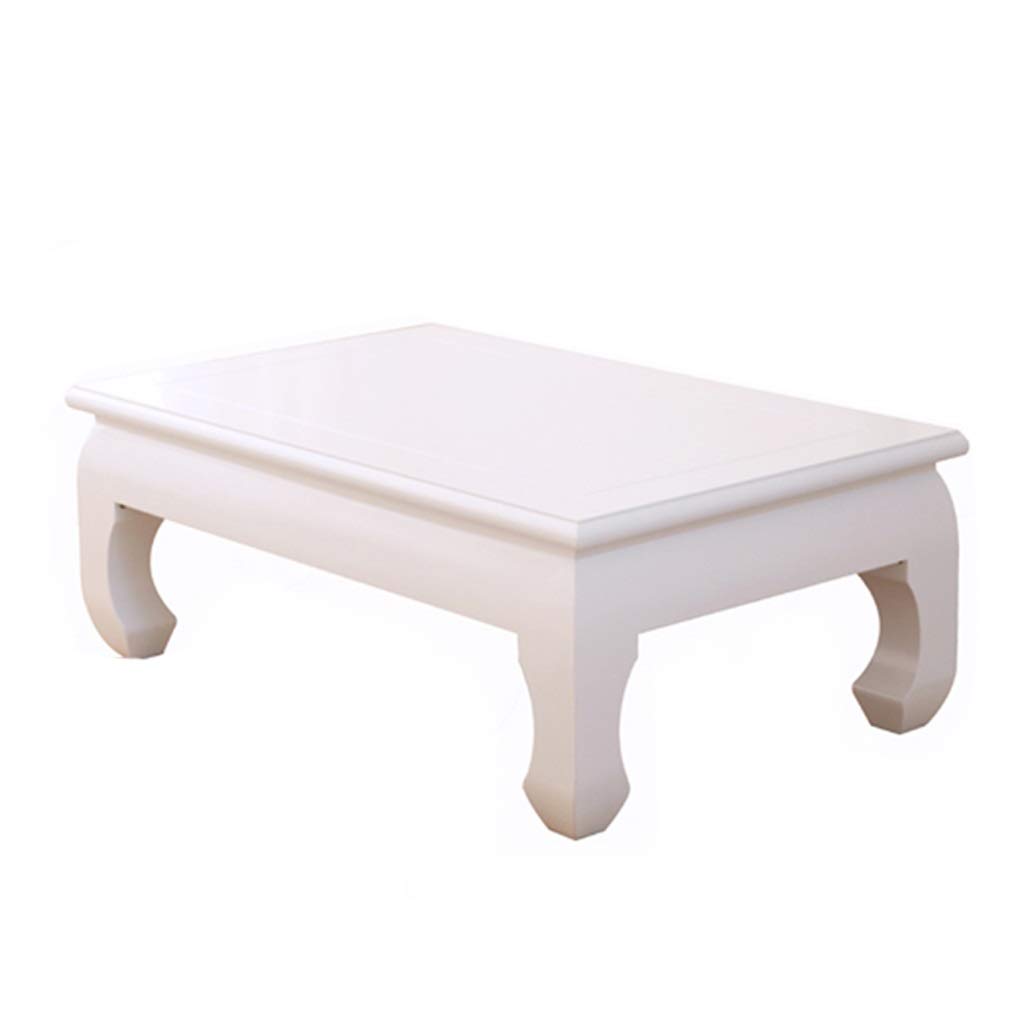 Mini table basse blanche en bois pour aménager les petits espaces