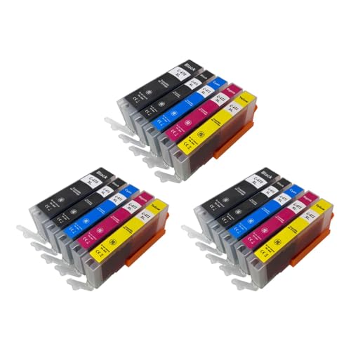 Cartouche PGI470 CLI471 Canon Pixma TS5040 MG5740 MG6840 TS6040 TS8040, pack 15 encre compatible XL