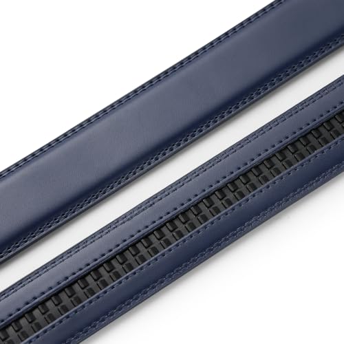 Image of Founders & C Mens Leather Ratchet Belt Strap Only 1 3 /8 inch Without Buckle,Replacement Strap Suitable for 40MM Slide Buckle