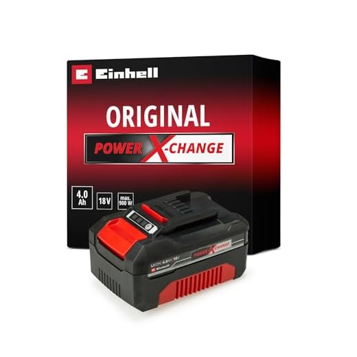 Original Einhell System Akku Power X-Change (Lithium Ionen Akku, 18 V, 4,0 Ah, passend für alle Power X-Change Geräte)