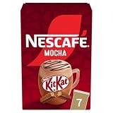 NESCAFÉ KitKat Mocha Caffè Solubile con Latte e Cacao, 7 Bustine da 21g