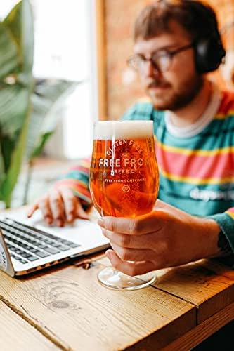 The Free From Beer Co 0.5% IPA 12 Pack, 12 x 330ml Cans, Alcohol Free Beer, Indian Pale Ale, Gluten Free Drink, Vegan Non-Alcoholic Drink, Great Tasting Beer Gifts For Men & Women