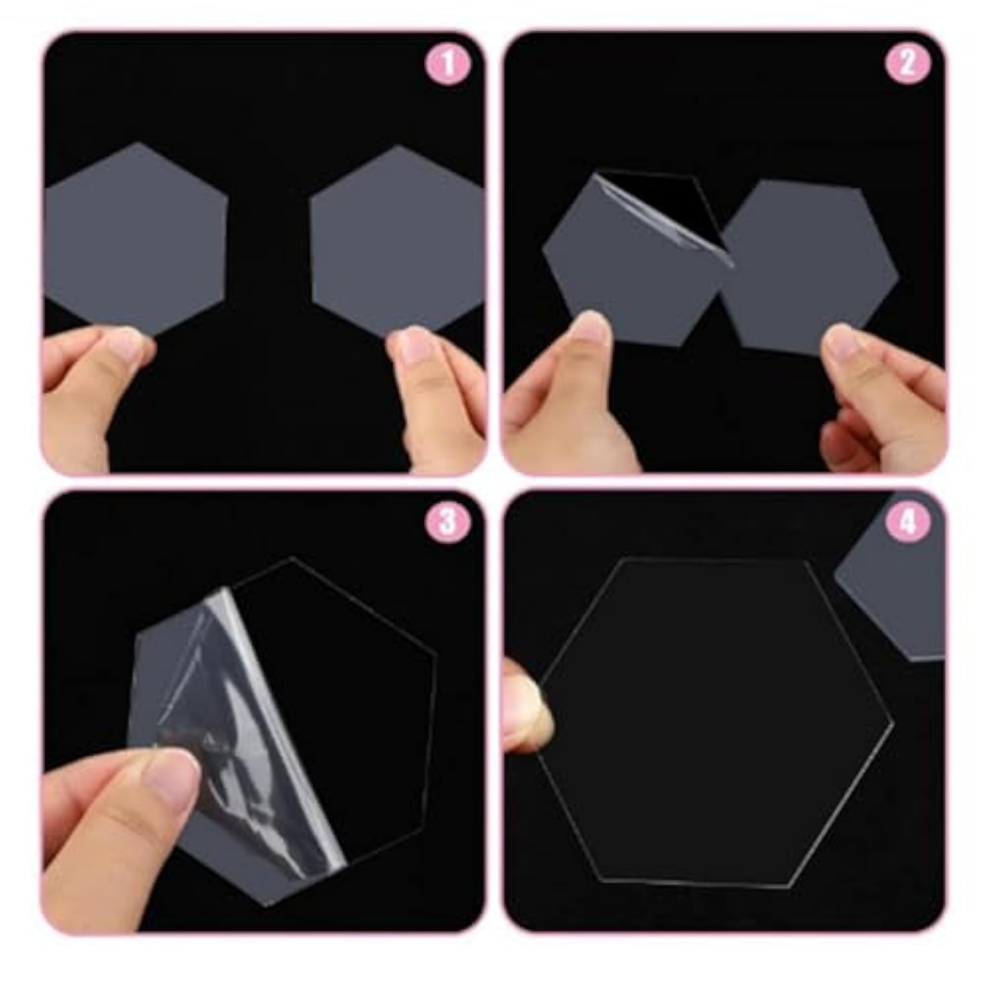 Clear Acrylic Place Cards for Engagement & Events