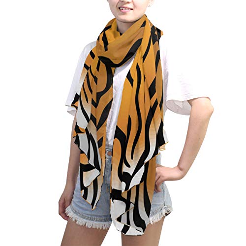 Fashion Lightweight American Eagle Chiffon Silk Long Scarf Shawl Wrap4