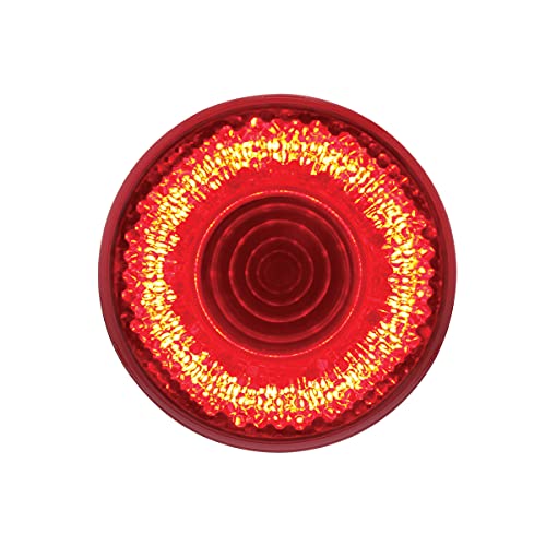 United Pacific 9 LED 2" Mirage Clearance/Marker Light - Red LED/Red Lens, 36525