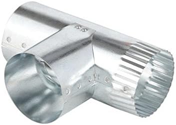 Imperial Manufacturing Furnace Pipe Full Flow Tee 3 " X 3 " X 3 " Dia. Galvanized 90 Deg. 26 Ga