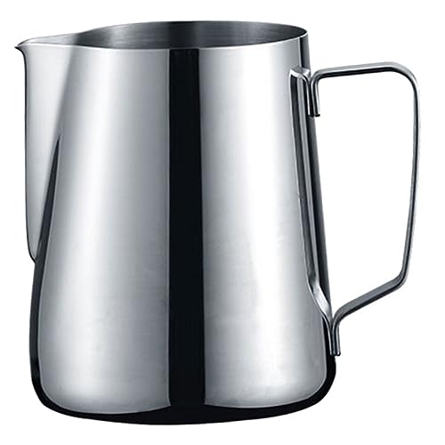 ULTECHNOVO Jarra Humeante Multifuncional Inoxidable con Ergonómico Espumar y Leche Latte Casa y Cafeterías
