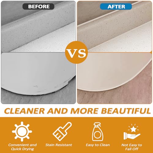 Jarcynious 6 Stück Fugenstift Weiß mit Ersatzspitze, Fugenweiß Stift für Fliesen im Badezimmer, Fugenweiss Bad Wasserfest, Fugenstift Fugenmörtel, Fugen Reparatur Stift für Fliesen, Wand, Boden