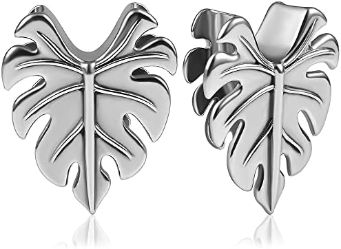 Vankula Oortunnel 1 paar flesh plugs hart schelp roestvrij staal voor mannen en vrouwen oorpiercing uitgerekte sieraden 8 mm tot 16 mm, 16mm(5/8), Metaal