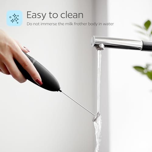 33% Off Milk Frother Handheld - Electric Foam Maker for Coffee & Lattes