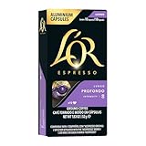 L'OR Espresso Capsules, 10 Count Profondo Lungo,...