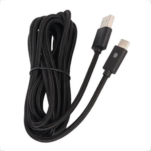Cabo Carregador Compatível Para Controle Ps5 Xbox Series Usb Tipo-C 3 Metros