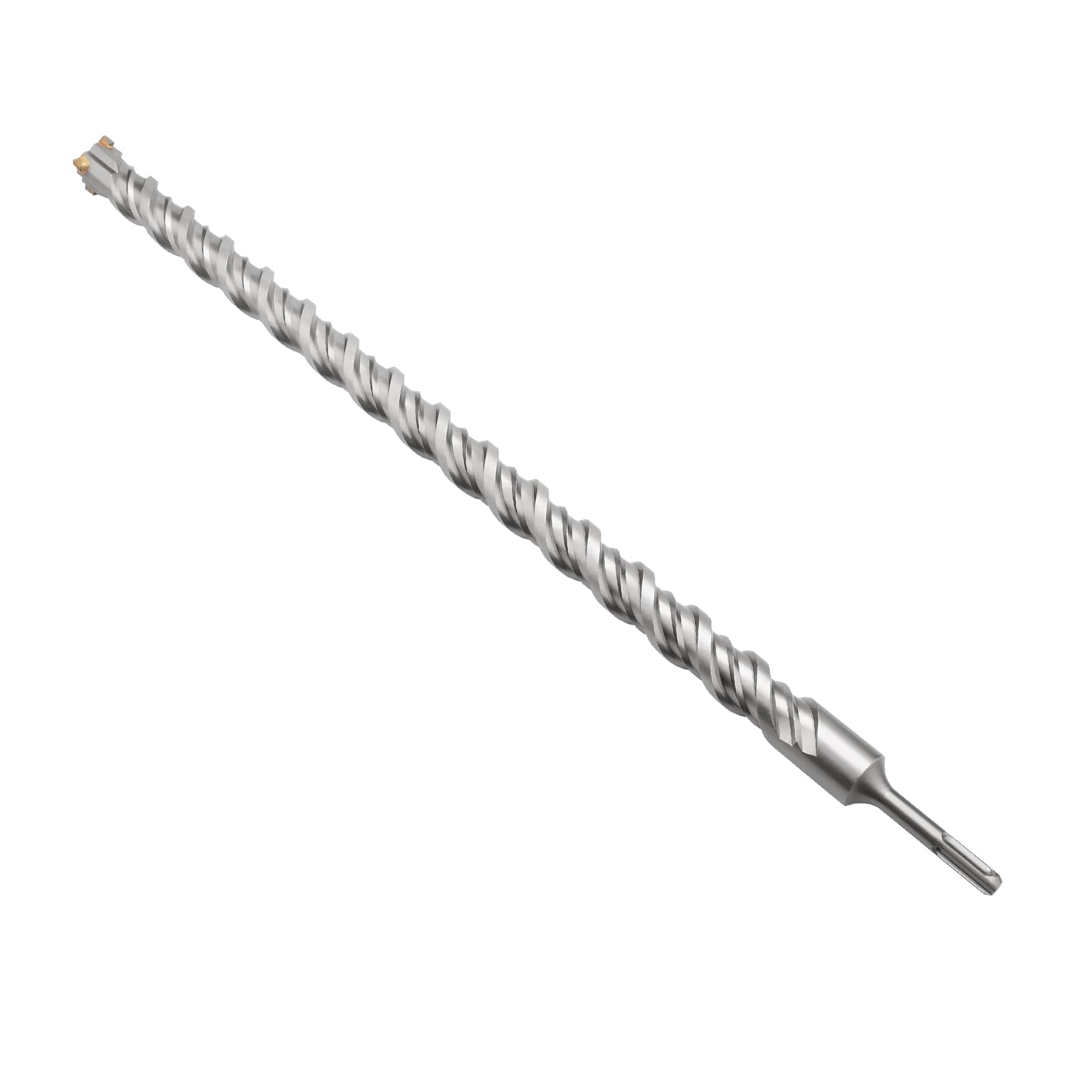 Broca SDS Plus 40 x 600 mm, martillo perforador con 4 cortes de carburo de tungsteno, broca para hormigón ideal para perforar en piedra, hormigón, piedra natural, mampostería