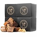 Cutting Edge Firewood Premium Smoking Wood Chunks Large Variety Pack Featuring Pecan, Cherry, Hickory, & Oak - Essential for BBQ Masters, Ideal for Multiple Cooks, 39 lbs Box