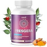 Presgera Capsules – Natural Daily Supplement with Magnesium Glycinate, Turmeric, Alpha Lipoic Acid & More – Made in USA, Non-GMO, Easy-to-Take – 30 Capsules, 1 Month Supply