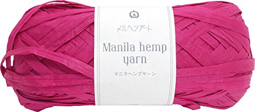 メルヘンアート マニラヘンプヤーン クラフト 並太 Col.529 ダリヤ 20g 約50m 3玉セット
