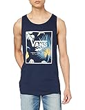 Klassische Passform Vans Herren PRINT BOX TANK Tanktop, Kleid Blues-Califas, L