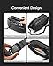 Inateck Sling Bag X, Multi-pocket Crossbody Shoulder Chest Bag with Adjustable Shoulder Strap, Water-resistant Waist Fanny Pack for Men, Women, Travel, Daily Use, Cycling, Hiking, Black, Large