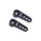 2pcs 25T Metal RC Steering Servo Arm Horn Parts for 1/8 1/10 Model Car/Boat Futaba HSP HPI Wltoys...