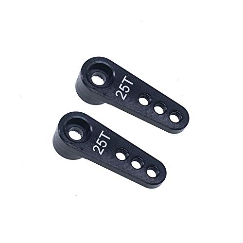 2pcs 25T Metal RC Steering Servo Arm Horn Parts for 1/8 1/10 Model