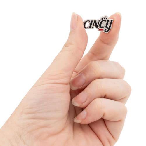 Image of Desert Cactus University of Cincinnati Magnetic Metal Lapel Pin (B) | Officially Licensed UC Cincinnati Bearcats Enamel Finish Lapel Pin Formal Wear Bag and Hat Jewelry Tie Track Brooch Pin