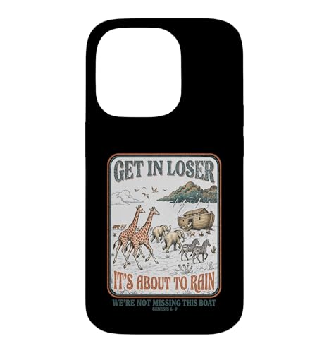 It's About To Rain Noah's Ark �N���X�`�������[���A �X�}�z�P�[�X iPhone 14 Pro �p