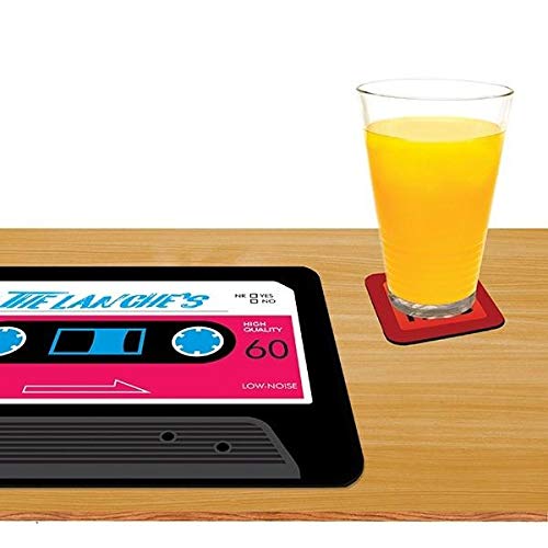 Jogo Americano e Porta Copos Fita K7